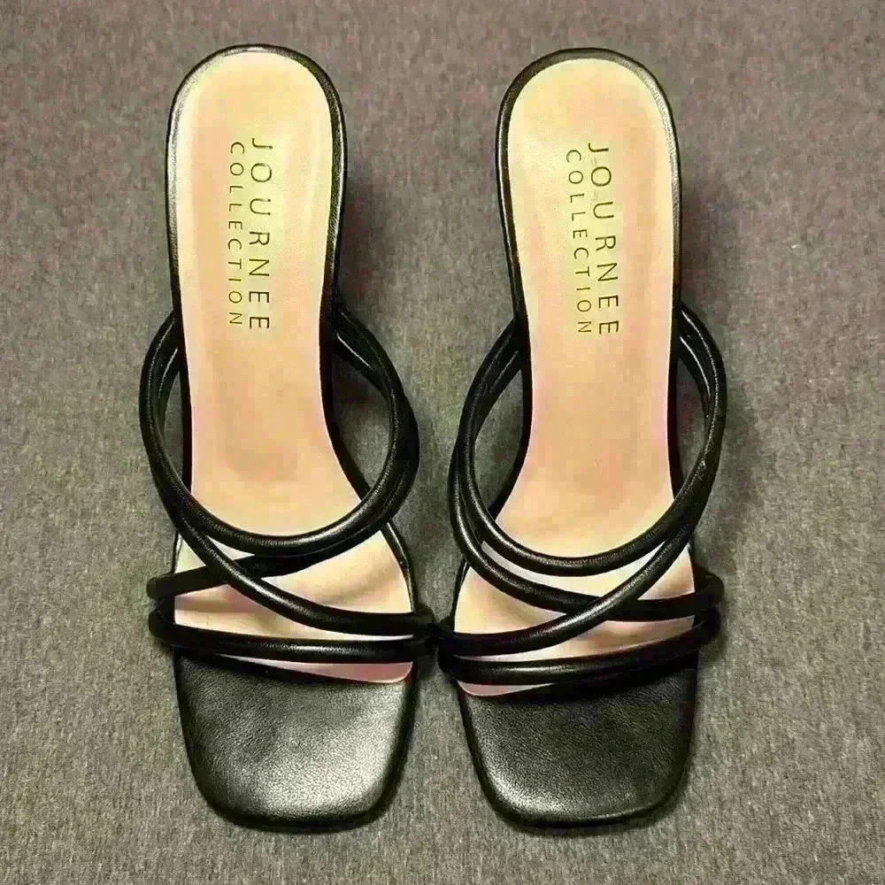 Journee Collection Louise Stiletto Pumps 4 1/4” Heel Women’s Size 9.5 - Picture 4 of 15